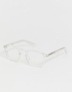 Круглые очки с прозрачными стеклами Spitfire-Очистить