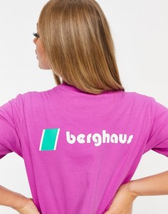 Фиолетовая футболка с логотипами Berghaus-Фиолетовый цвет