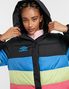 Черная утепленная куртка Umbro Joya-Черный цвет