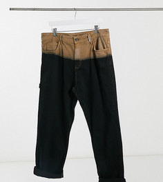 Прямые джинсы с эффектом деграде COLLUSION x005-Многоцветный