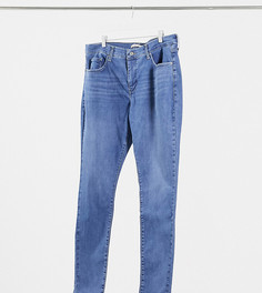 Темно-голубые супероблегающие джинсы с моделирующим эффектом Levis Plus 310-Голубой