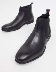 Черные кожаные ботинки челси Ben Sherman-Черный цвет