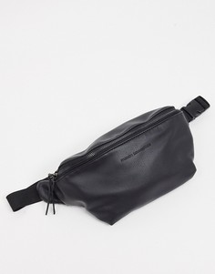 Черная сумка-кошелек на пояс из искусственной кожи French Connection-Черный цвет
