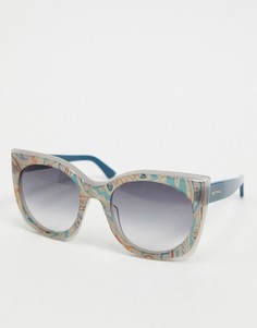 Солнцезащитные очки в квадратной оправе Etro-Многоцветный