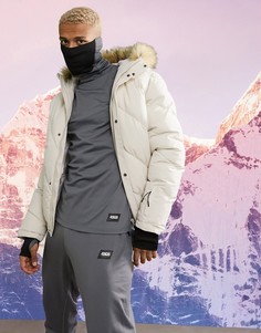 Термотоп с воротом-трубой и маской для лица ASOS 4505-Серый