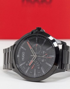 Черные наручные часы HUGO leap 1530175-Черный цвет