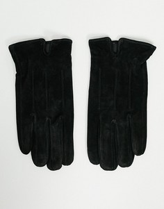 Черные замшевые перчатки для сенсорных экранов Barneys Original-Черный цвет Barney's Originals