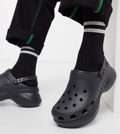 Черные сандалии на платформе Crocs эксклюзивно для ASOS-Черный цвет