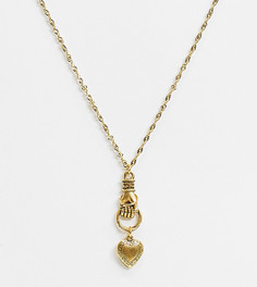 Позолоченное ожерелье с подвеской-сердцем Regal Rose All of Me-Золотой