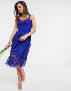 Платье без рукавов French Connection Bridesmaid-Голубой