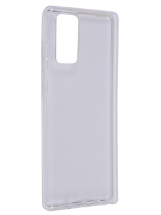 Чехол Brosco для Samsung Galaxy Note 20 Silicone Transparent SS-N20-TPU-TRANSPARENT