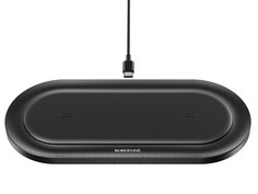 Зарядное устройство Borofone BQ7 Prominent Dual 10W Wireless Fast Charger Black 0L-MG-WF319
