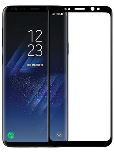 Защитное стекло Ainy для Samsung Galaxy S9 Full Screen Cover 5D 0.2mm Black AF-S1613A