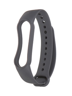 Aксессуар Ремешок Bruno для Xiaomi Mi Band 5 Silicone Dark Grey 5317 Br.Uno