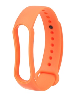 Aксессуар Ремешок Bruno для Xiaomi Mi Band 5 Silicone Orange 5315 Br.Uno