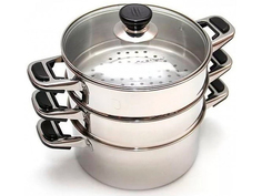 Пароварка Катунь Алтын 3 секции 12.7L КТ-263A Мантоварка