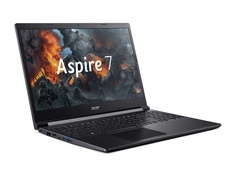 Ноутбук Acer Aspire 7 A715-75G-5554 NH.Q88ER.006 (Intel Core i5-9300H 2.4GHz/8192Mb/256Gb SSD/nVidia GeForce GTX 1650 Ti 4096Mb/Wi-Fi/15.6/1920x1080/Windows 10 64-bit)