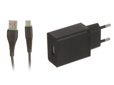 Зарядное устройство Maimi T13 1xUSB 2100mAh 5V + Cable USB Type-C Black