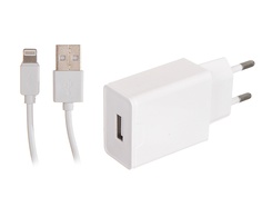 Зарядное устройство Maimi T7 1xUSB 2400mAh 5V + Cable Lightning White