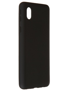 Чехол Brosco для Samsung Galaxy A01 Core Matt Black SS-A01C-COLOURFUL-BLACK