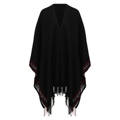 Шерстяная накидка Alexander McQueen