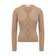 Хлопковый пуловер Alexander McQueen