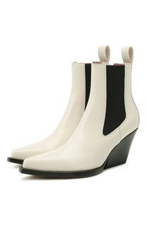 Кожаные ботильоны BV Lean Bottega Veneta
