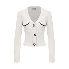 Кардиган из хлопка и шерсти self-portrait