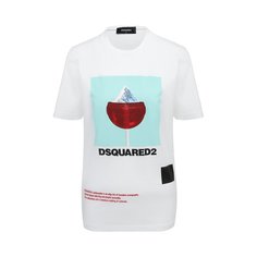 Хлопковая футболка Dsquared2