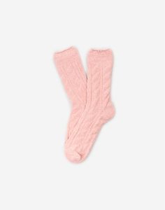 Розовые велюровые носки женские Gloria Jeans