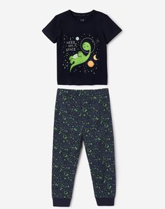 Пижама с динозавром для мальчика Gloria Jeans