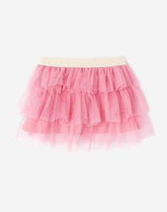 Розовая фатиновая юбка для малышки Gloria Jeans