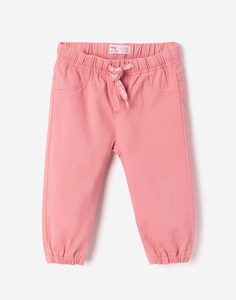 Розовые джинсы-джоггеры для малышки Gloria Jeans