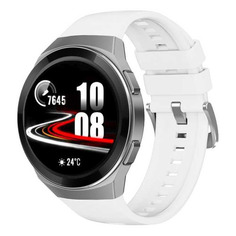 Ремешок DF hwClassicband-03 для Huawei Watch GT 2e Hector белый (DF HWCLASSICBAND-03 (WHITE))