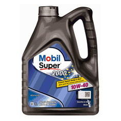 Моторное масло MOBIL Super 2000 x1 10W-40 4л. полусинтетическое [152568]