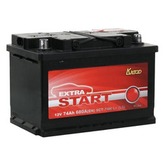 Аккумулятор автомобильный КАТОД EXTRA START Extra Start 74Ач 680A [6ст-74n l+ (l3)]