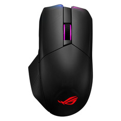 Мышь ASUS ROG Chakram, игровая, оптическая, беспроводная, USB, черный [90mp01k0-bmua00]