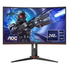 Монитор игровой AOC Gaming C27G2ZU 27" черный/красный