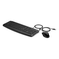 Комплект (клавиатура+мышь) HP Pavilion 200, USB, проводной, черный [9df28aa]