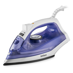 Утюг KitFort KT-2603, 1300Вт, белый/ фиолетовый