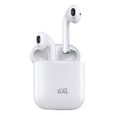 Гарнитура GAL TW-3000, Bluetooth, вкладыши, белый Noname