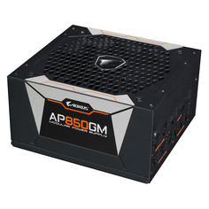 Блок питания GIGABYTE AORUS GP-AP850GM, 850Вт, 135мм, черный, retail