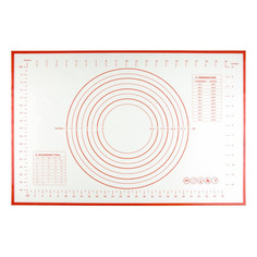 Коврик кулинарный BRADEX TK 0495, красный