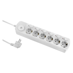 Сетевой фильтр Ippon BK252-SW, 5м, белый