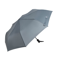 Зонт полуавтомат Sima мужской Однотонный серый 3 сложения