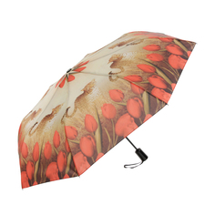 Зонт полуавтомат Sima женский Цветы 3 сложения