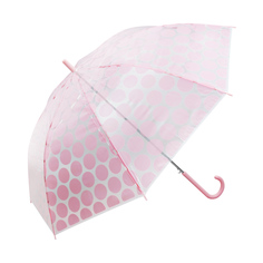 Зонт-трость Sima женский Круги розовый