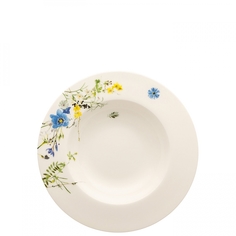 Тарелка суповая с бортом Rosenthal Альпийские цветы 23 см