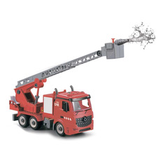 Пожарная машина-конструктор Funky Toys с выдвижной лестницей 1:12 FT61114