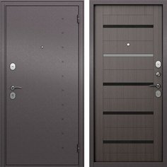 Входная дверь Лекса шоколад левая 205x96 см БУЛЬДОРС